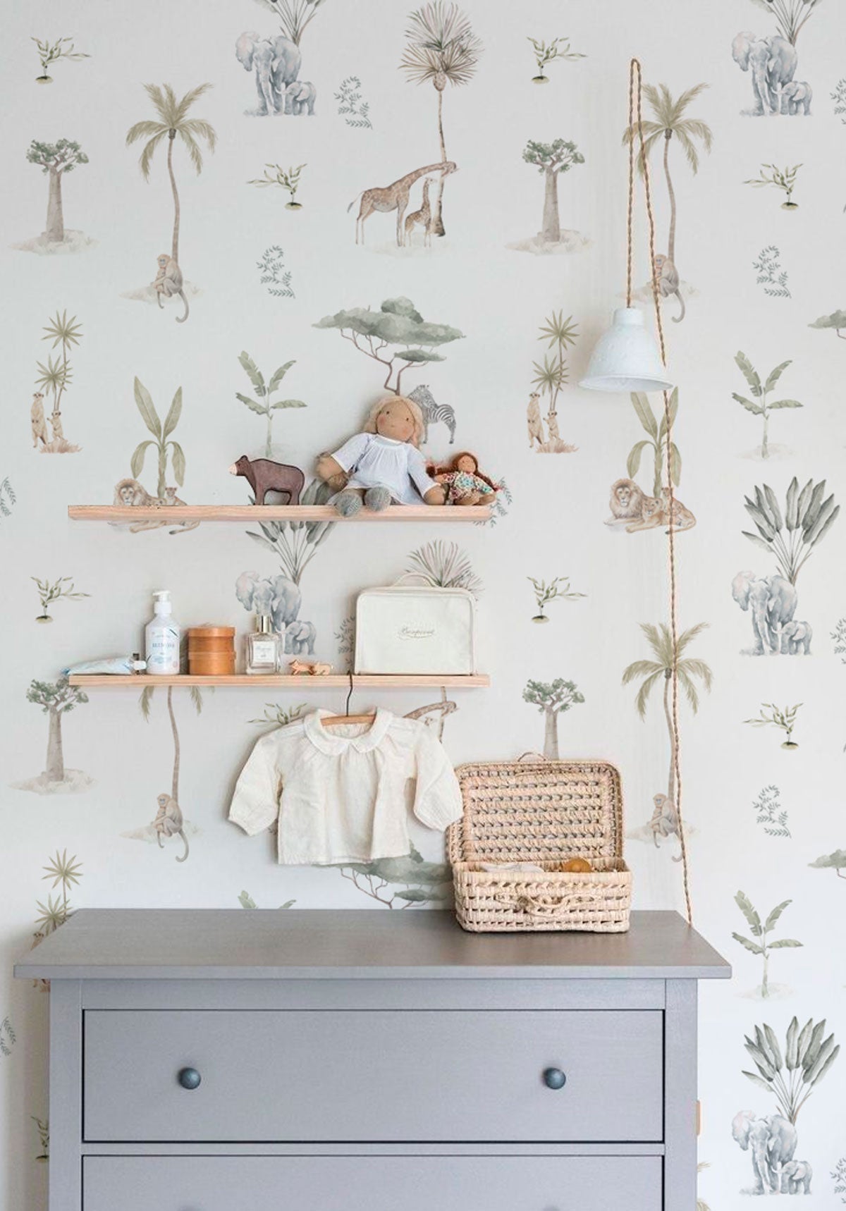 Papel mural exclusivo de Lamber Deco para bebes, niños y adolescentes.