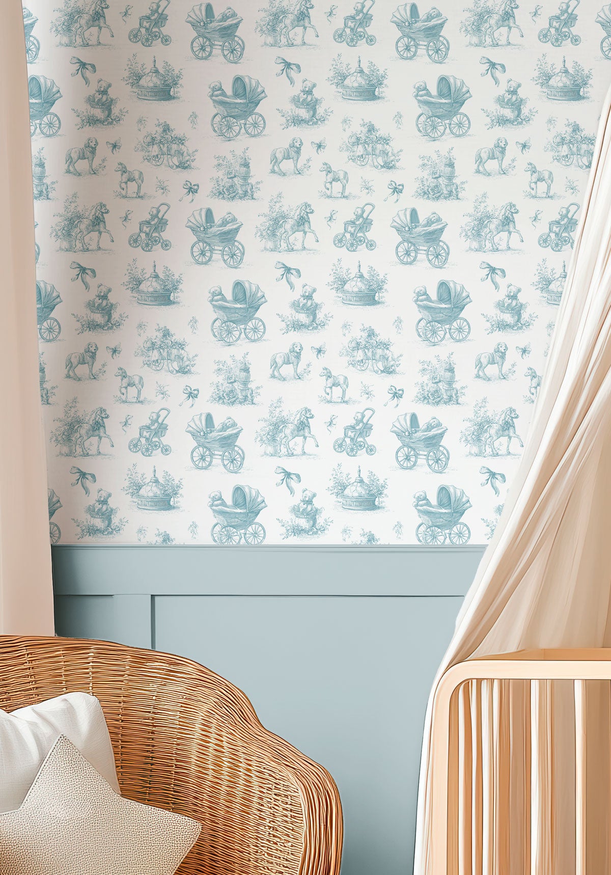 Papel mural de ositos para las piezas de niños. Lamber Deco diseños únicos y exclusivos! 