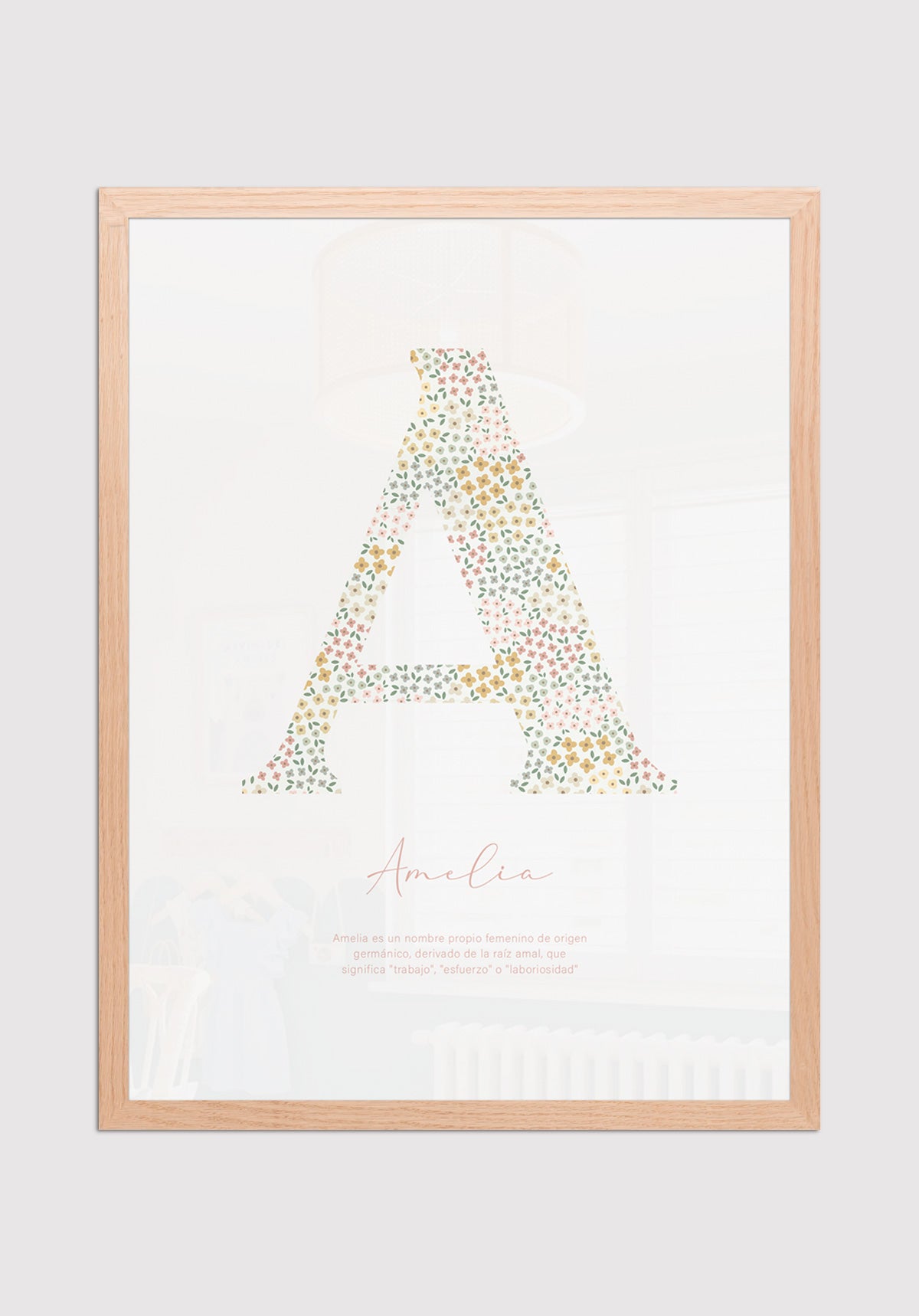 Cuadro Nombre Personalizado Botánico