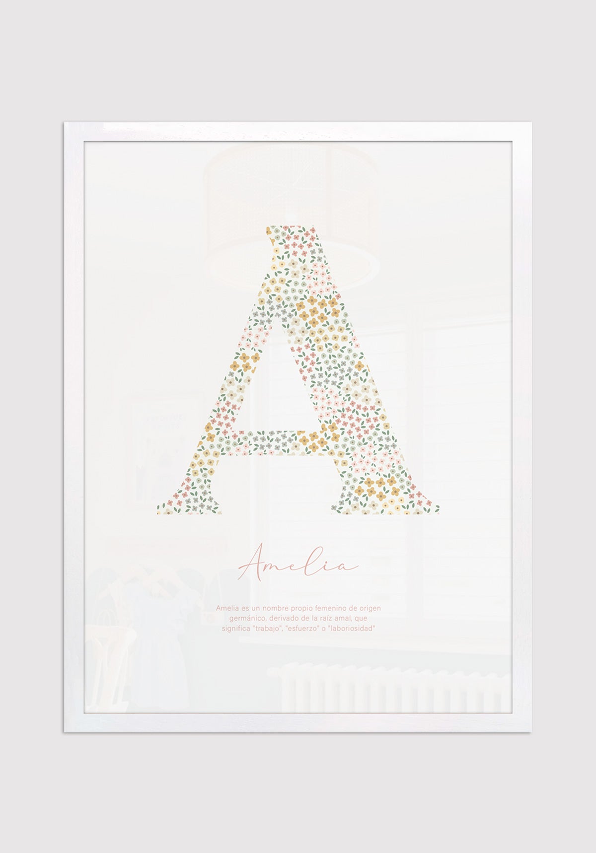 Cuadro Nombre Personalizado Botánico