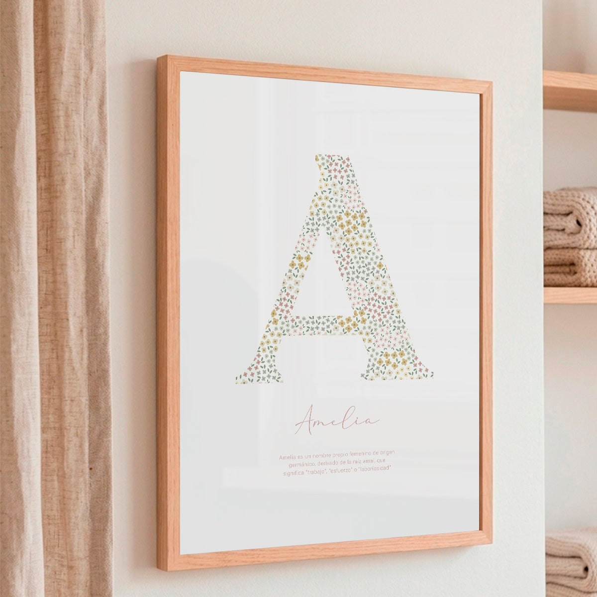 Cuadro Nombre Personalizado Botánico