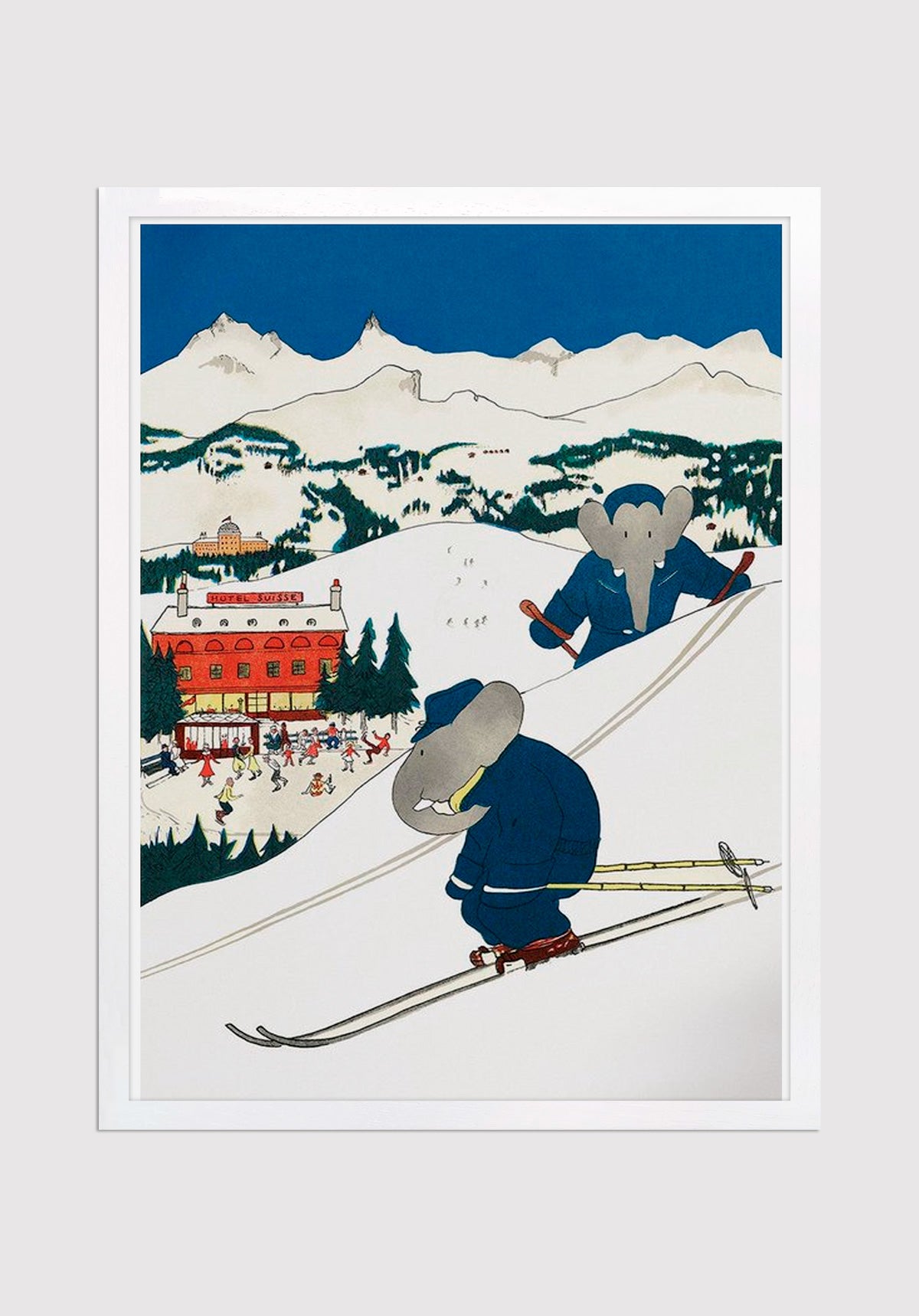 Cuadro Babar et Skier