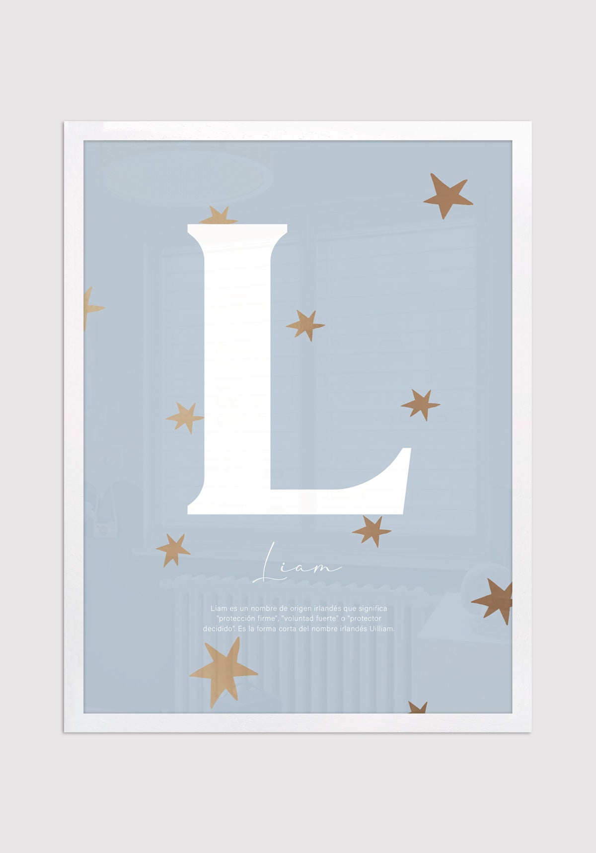 Cuadro Nombre Personalizado Estrellas