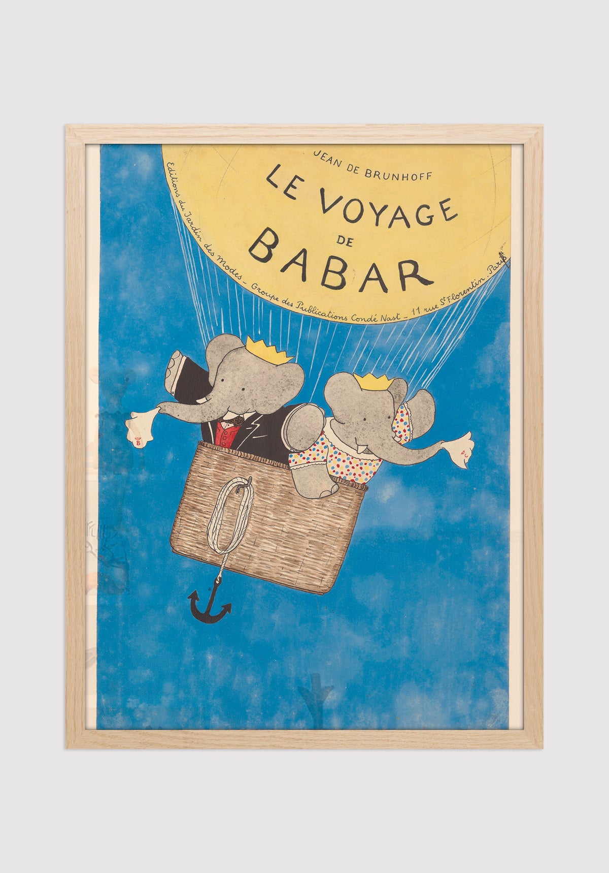 Cuadro Babar Le Voyage