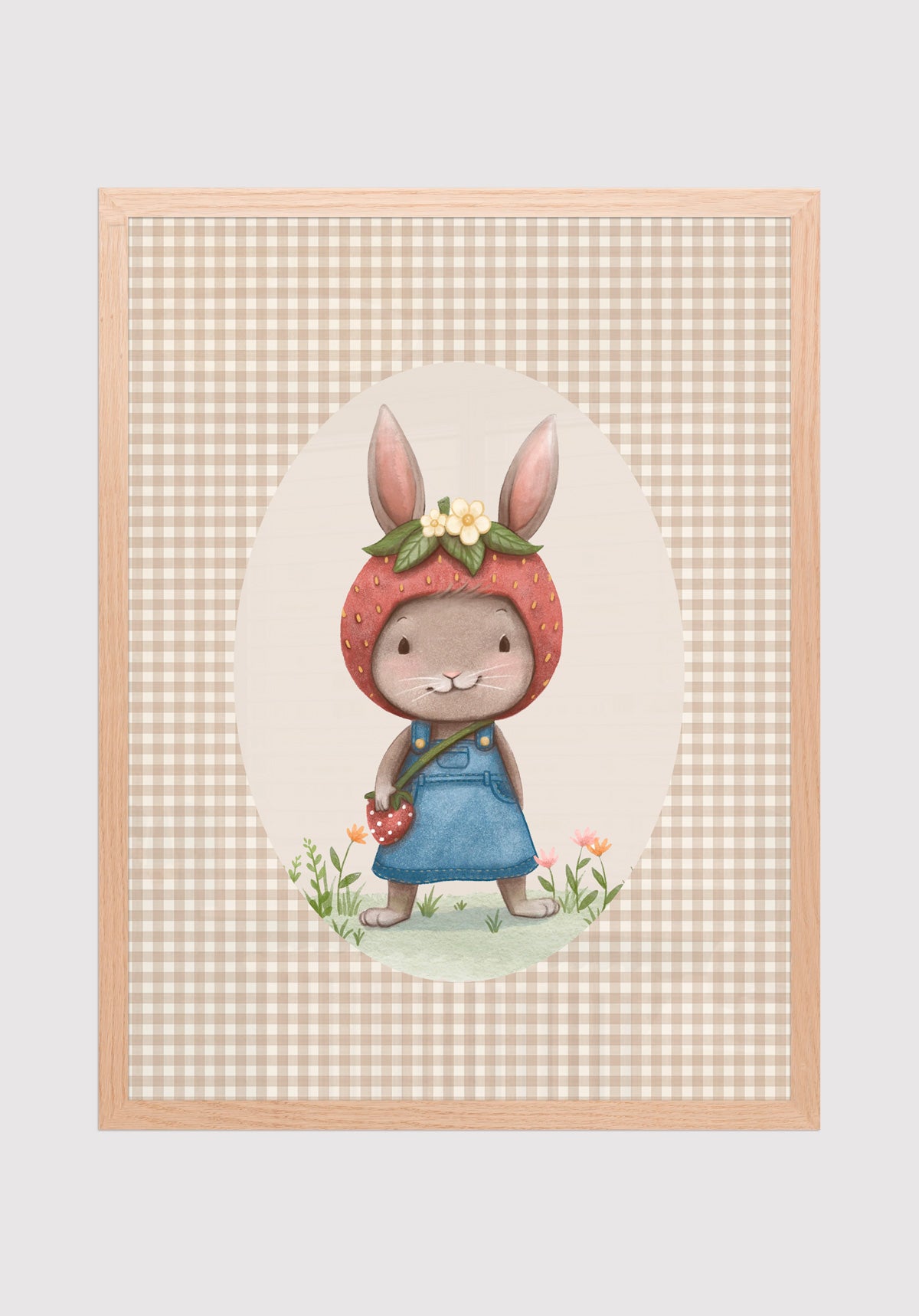 Cuadro Conejito de Fresa