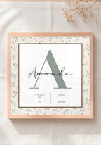 Cuadro Natalicio Personalizado 1