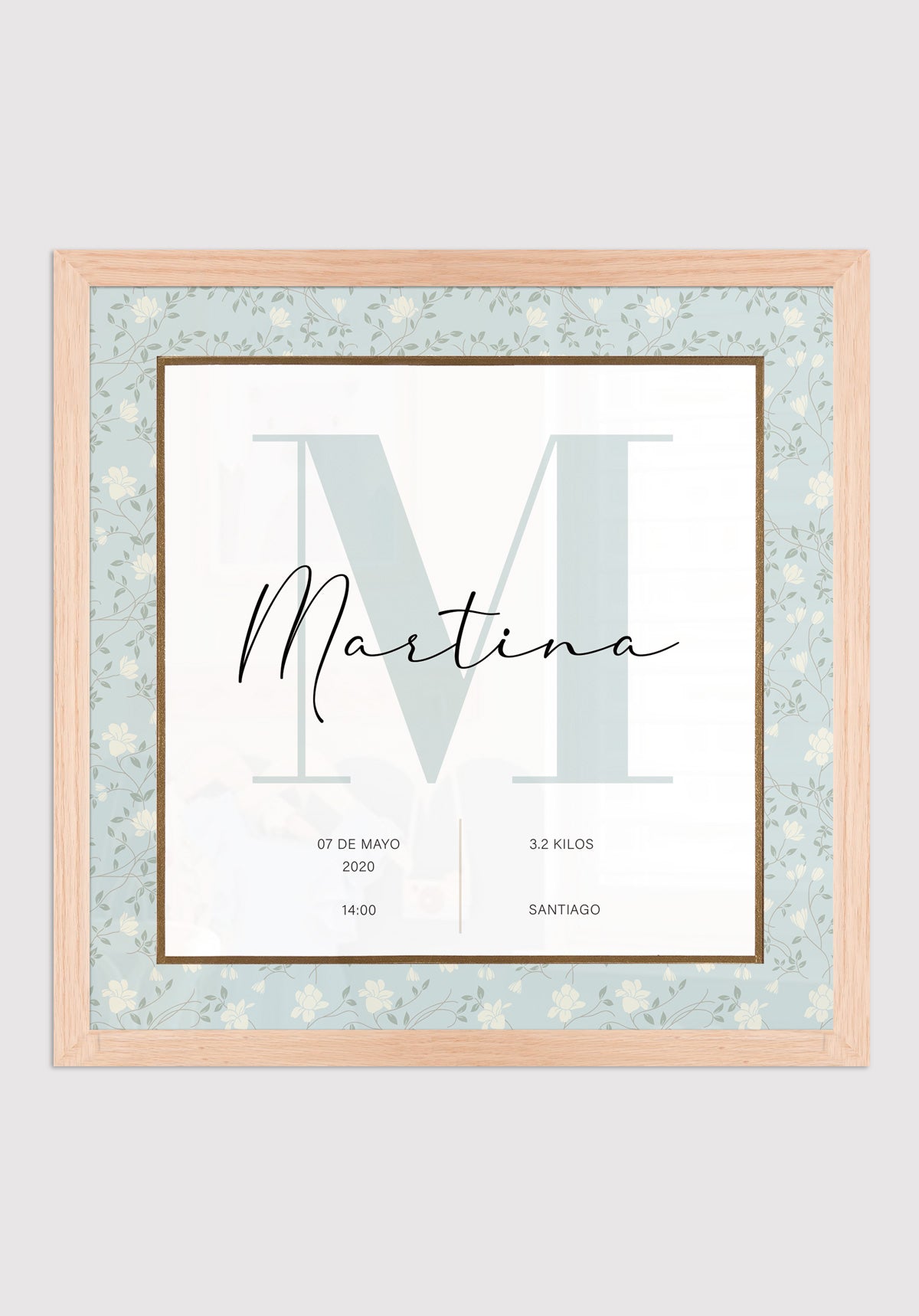 Cuadro Natalicio Personalizado 6