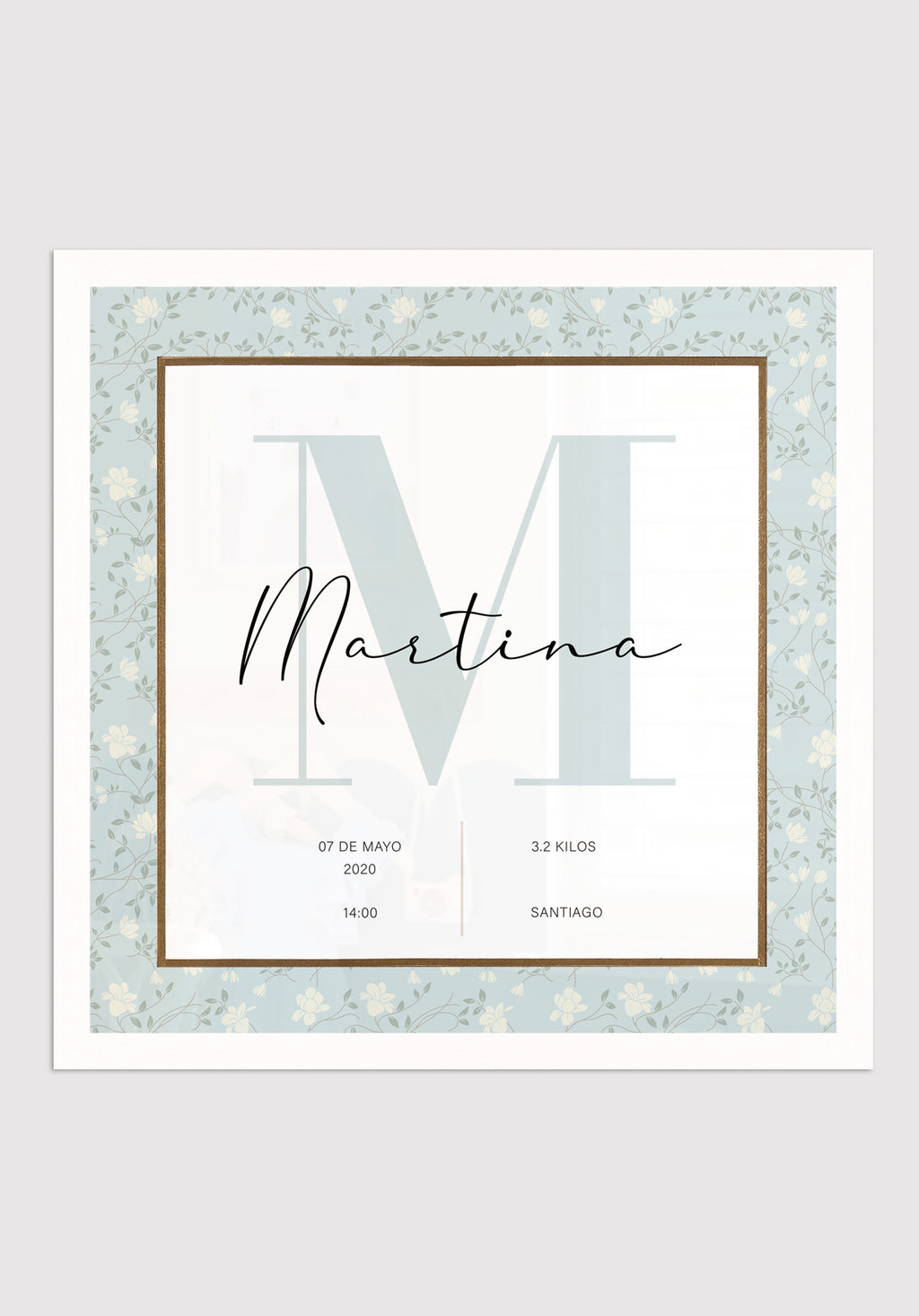 Cuadro Natalicio Personalizado 6