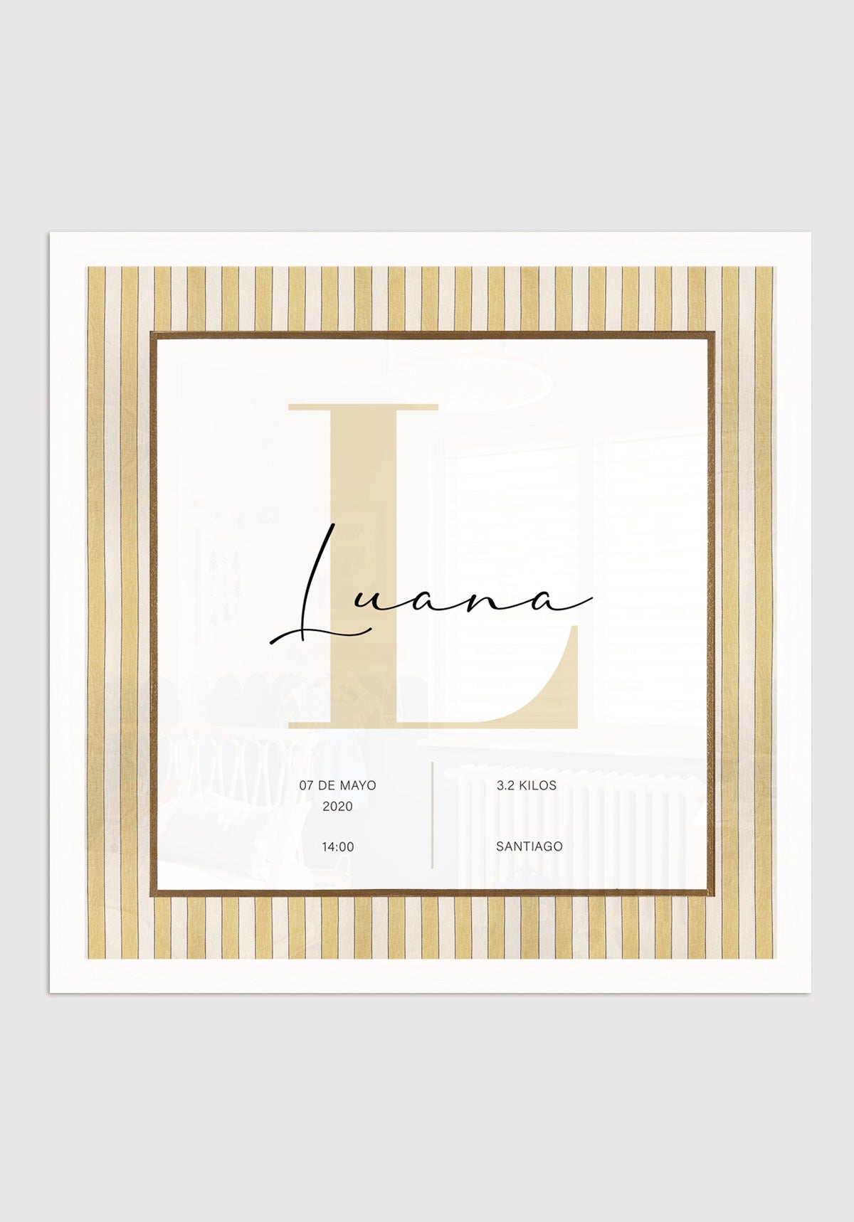 Cuadro Natalicio Personalizado 7