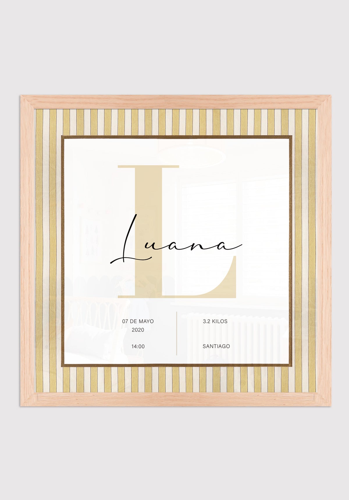 Cuadro Natalicio Personalizado 7