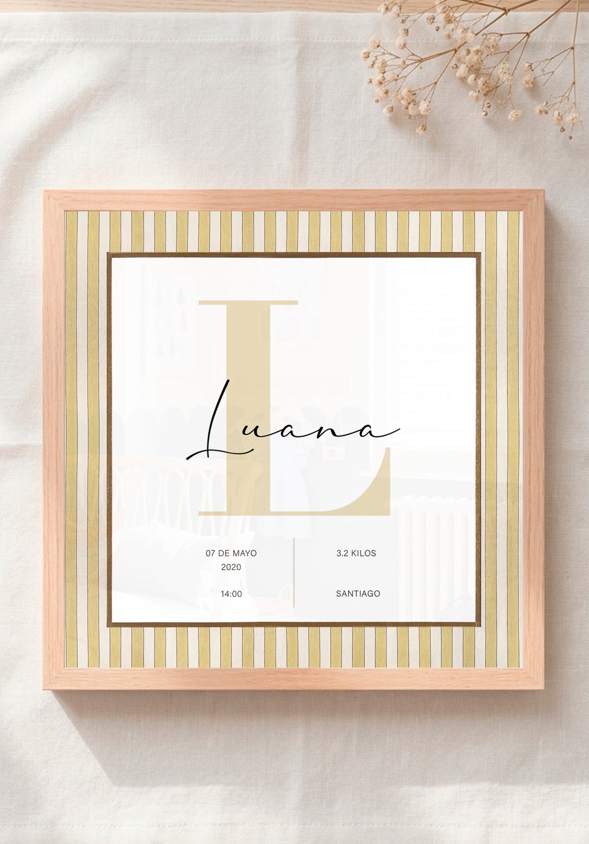 Cuadro Natalicio Personalizado 7
