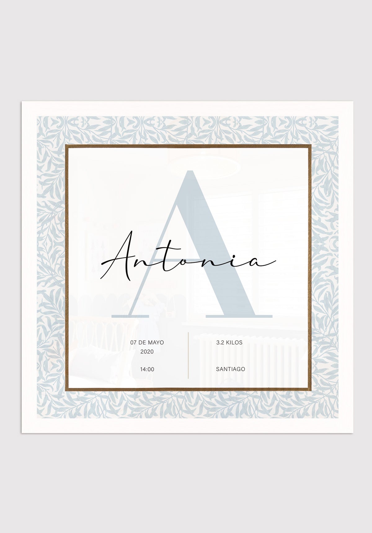 Cuadro Natalicio Personalizado 8