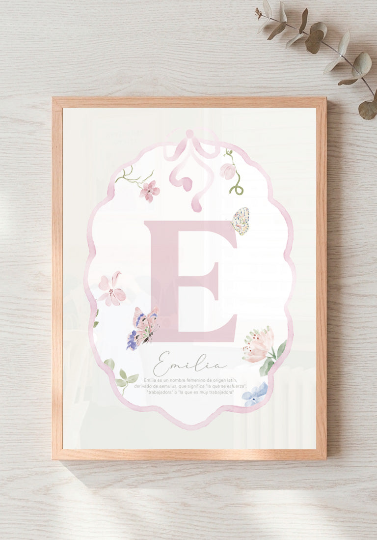 Cuadro Nombre Personalizado Eden