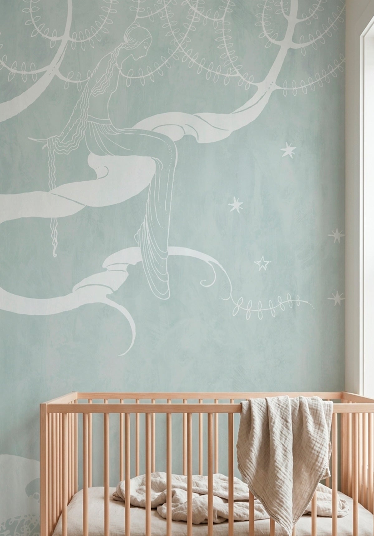 Papel Mural Fairy Tales Blue