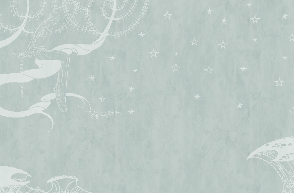 Papel Mural Fairy Tales Blue