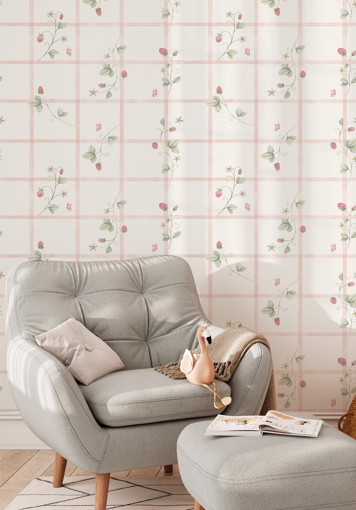 Papel Mural Fraise