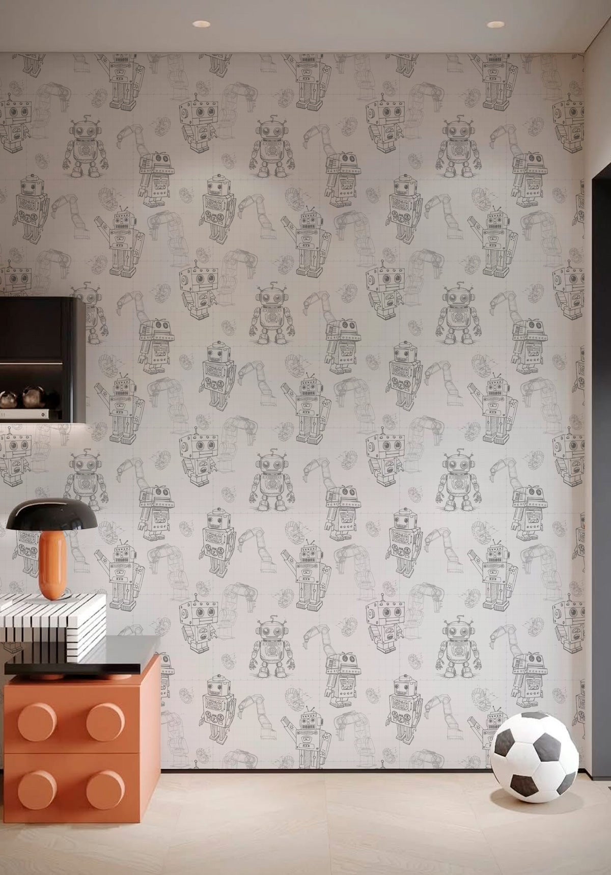 Papel Mural Robots